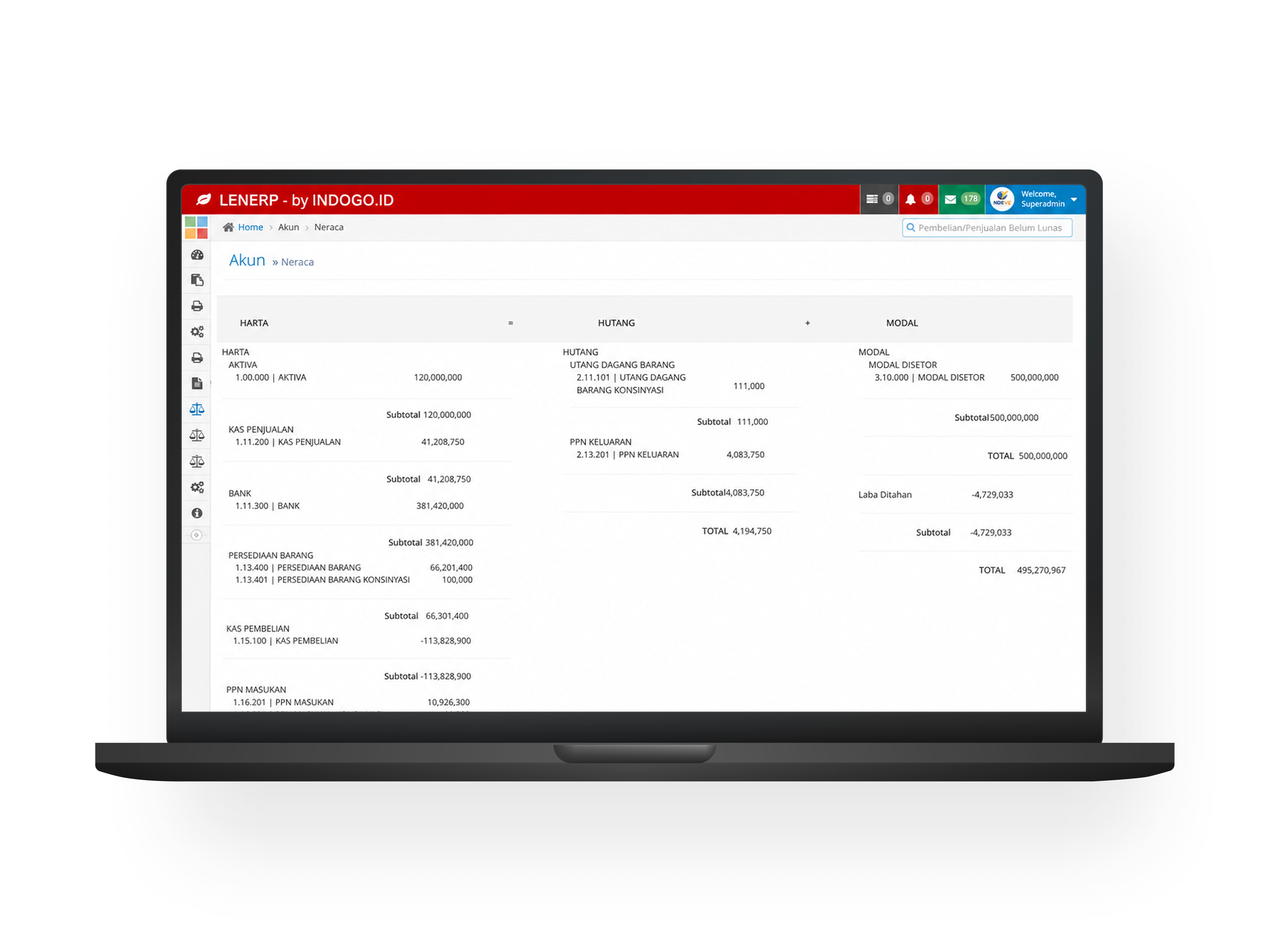 Integrated Financial & Accounting LenERP